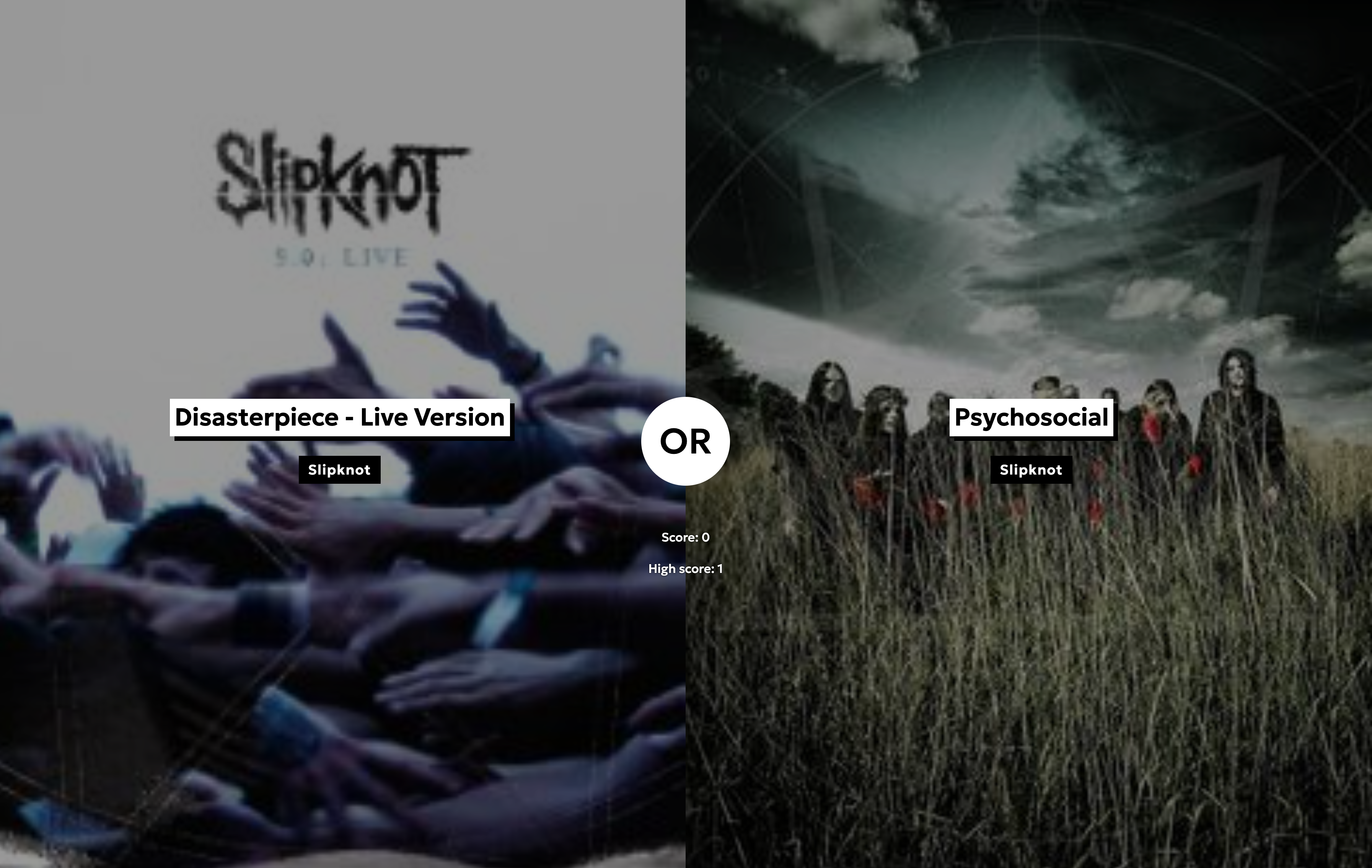 Slipknot-Spotify-Streams-Game